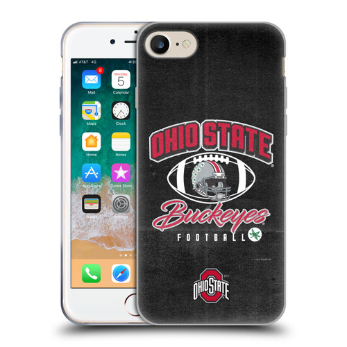 Ohio State University Football Graphics Vintage Soft Gel Case for Apple iPhone 7 / 8 / SE 2020 & 2022 & MagSafe