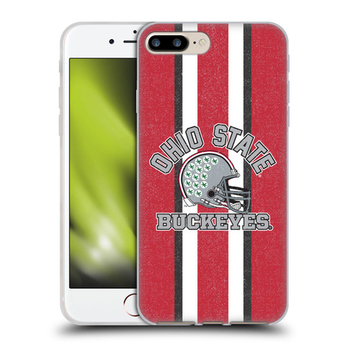 Ohio State University Football Graphics Helmet Soft Gel Case for Apple iPhone 7 Plus / iPhone 8 Plus & MagSafe