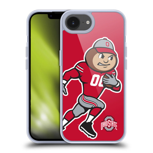 Ohio State University Football Graphics Mascot Oversized Soft Gel Case for Apple iPhone 16e & MagSafe