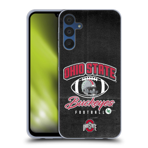 Ohio State University Football Graphics Vintage Soft Gel Case for Samsung Galaxy A15 & MagSafe