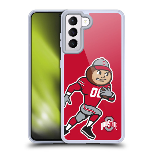Ohio State University Football Graphics Mascot Oversized Soft Gel Case for Samsung Galaxy S21 5G & MagSafe