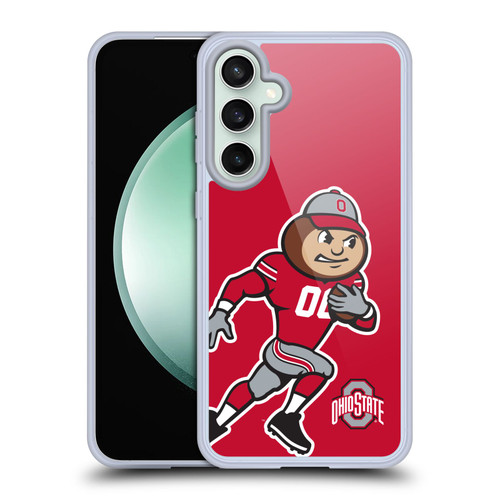 Ohio State University Football Graphics Mascot Oversized Soft Gel Case for Samsung Galaxy S23 FE 5G & MagSafe