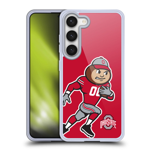 Ohio State University Football Graphics Mascot Oversized Soft Gel Case for Samsung Galaxy S23 5G & MagSafe
