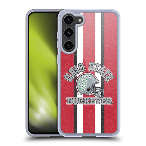 Ohio State University Football Graphics Helmet Soft Gel Case for Samsung Galaxy S23+ 5G & MagSafe