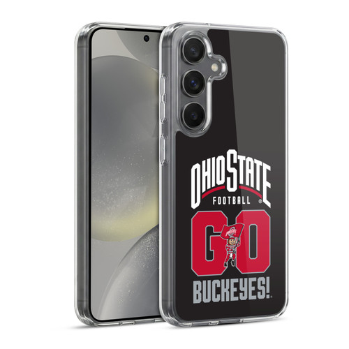 Ohio State University Football Graphics Go Buckeyes Soft Gel Case for Samsung Galaxy S24 5G & MagSafe
