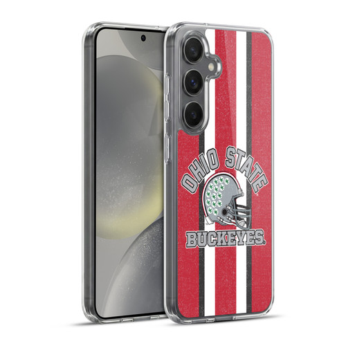 Ohio State University Football Graphics Helmet Soft Gel Case for Samsung Galaxy S24+ 5G & MagSafe