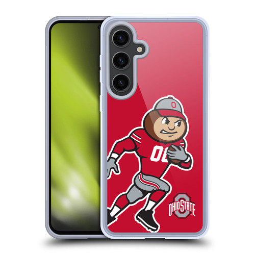 Ohio State University Football Graphics Mascot Oversized Soft Gel Case for Samsung Galaxy S24+ 5G & MagSafe