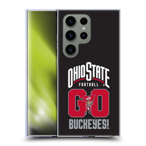 Ohio State University Football Graphics Go Buckeyes Soft Gel Case for Samsung Galaxy S24 Ultra 5G & MagSafe
