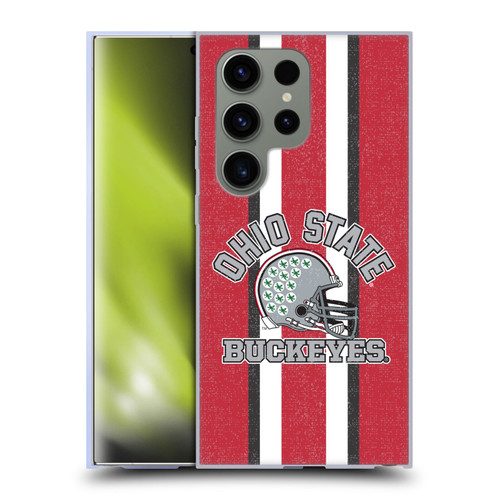 Ohio State University Football Graphics Helmet Soft Gel Case for Samsung Galaxy S24 Ultra 5G & MagSafe