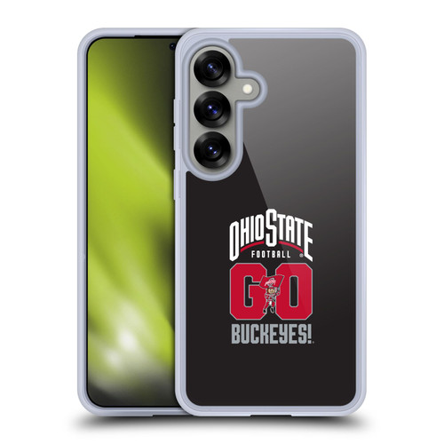 Ohio State University Football Graphics Go Buckeyes Soft Gel Case for Samsung Galaxy S25 & MagSafe