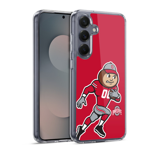 Ohio State University Football Graphics Mascot Oversized Soft Gel Case for Samsung Galaxy S25 & MagSafe