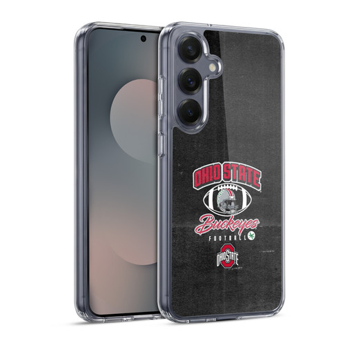 Ohio State University Football Graphics Vintage Soft Gel Case for Samsung Galaxy S25 & MagSafe
