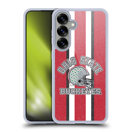 Ohio State University Football Graphics Helmet Soft Gel Case for Samsung Galaxy S25+ & MagSafe