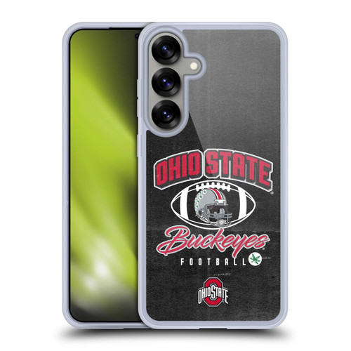 Ohio State University Football Graphics Vintage Soft Gel Case for Samsung Galaxy S25+ & MagSafe