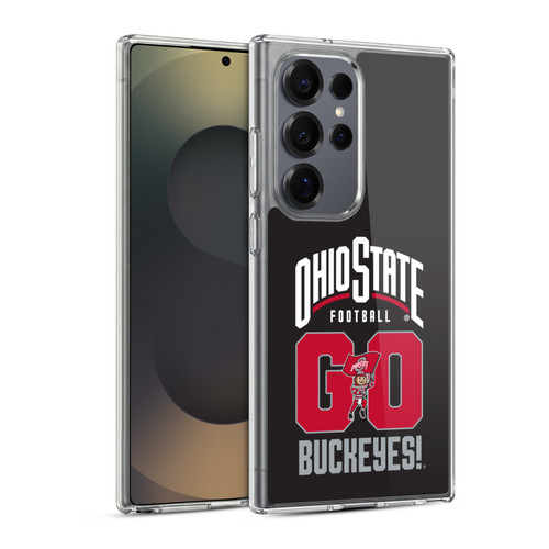 Ohio State University Football Graphics Go Buckeyes Soft Gel Case for Samsung Galaxy S25 Ultra & MagSafe