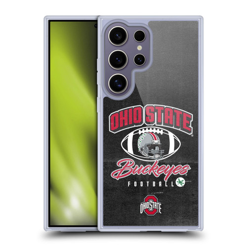 Ohio State University Football Graphics Vintage Soft Gel Case for Samsung Galaxy S25 Ultra & MagSafe