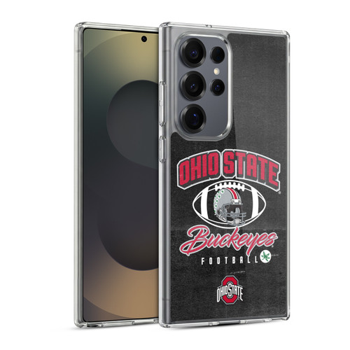 Ohio State University Football Graphics Vintage Soft Gel Case for Samsung Galaxy S25 Ultra & MagSafe
