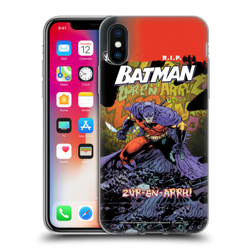 Batman DC Comics Iconic Comic Book Costumes Zur-En-Arrh Soft Gel Case for Apple iPhone X / iPhone XS & MagSafe