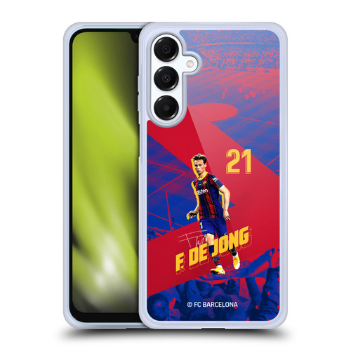 FC Barcelona 2020/21 First Team Group 1 Frenkie De Jong Soft Gel Case for Samsung Galaxy A16 5G & MagSafe