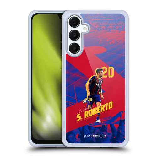 FC Barcelona 2020/21 First Team Group 1 Sergio Roberto Soft Gel Case for Samsung Galaxy A16 5G & MagSafe