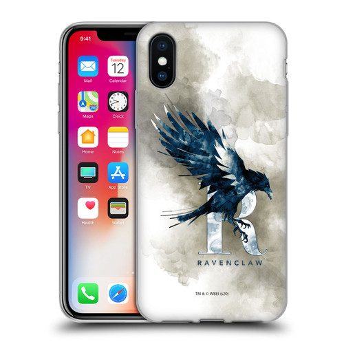 Harry Potter Deathly Hallows XVI Ravenclaw Soft Gel Case for Apple iPhone X / iPhone XS & MagSafe