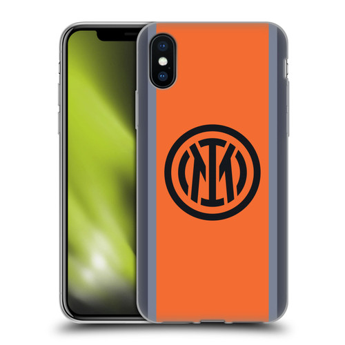 Fc Internazionale Milano 2023/24 Crest Kit Third Soft Gel Case for Apple iPhone X / iPhone XS & MagSafe
