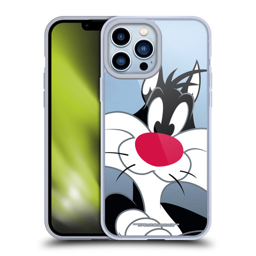 Looney Tunes Characters Sylvester The Cat Soft Gel Case for Apple iPhone 13 Pro Max & MagSafe
