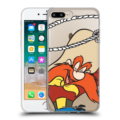 Looney Tunes Characters Yosemite Sam Soft Gel Case for Apple iPhone 7 Plus / iPhone 8 Plus & MagSafe