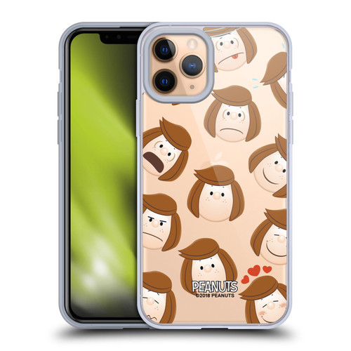 Peanuts Character Patterns Peppermint Patty Soft Gel Case for Apple iPhone 11 Pro & MagSafe