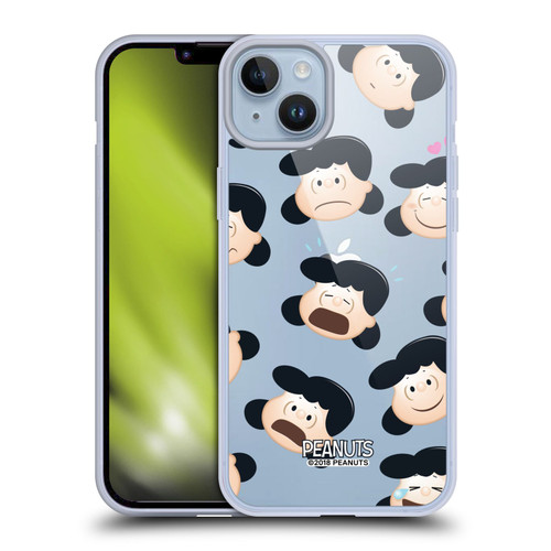 Peanuts Character Patterns Lucy Soft Gel Case for Apple iPhone 14 Plus & MagSafe