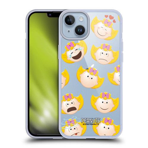 Peanuts Character Patterns Sally Brown Soft Gel Case for Apple iPhone 14 Plus & MagSafe