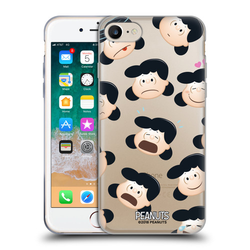 Peanuts Character Patterns Lucy Soft Gel Case for Apple iPhone 7 / 8 / SE 2020 & 2022 & MagSafe
