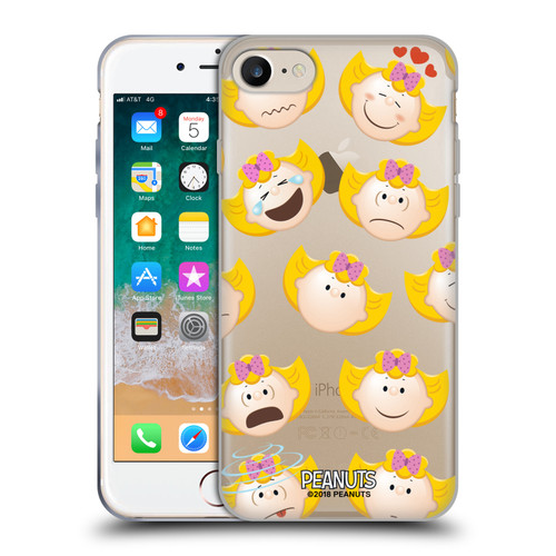 Peanuts Character Patterns Sally Brown Soft Gel Case for Apple iPhone 7 / 8 / SE 2020 & 2022 & MagSafe
