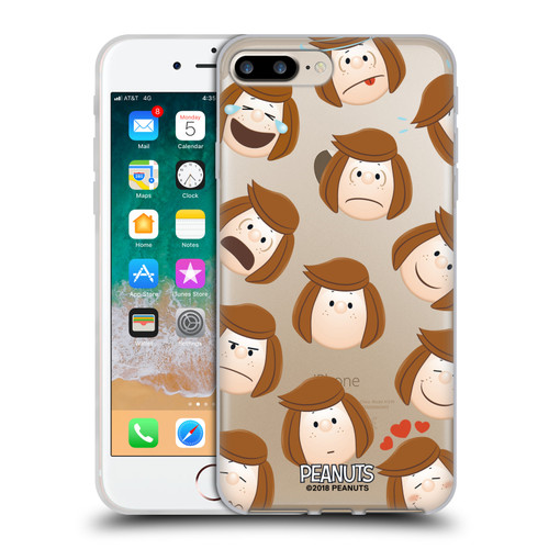 Peanuts Character Patterns Peppermint Patty Soft Gel Case for Apple iPhone 7 Plus / iPhone 8 Plus & MagSafe