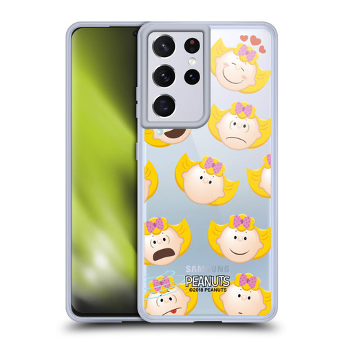 Peanuts Character Patterns Sally Brown Soft Gel Case for Samsung Galaxy S21 Ultra 5G & MagSafe
