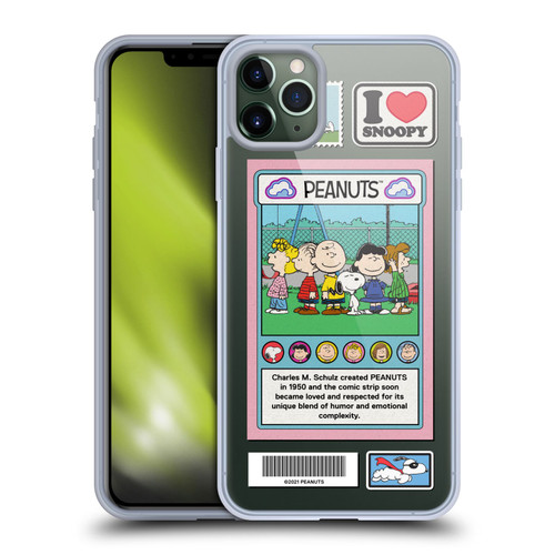 Peanuts Trends Cast Card Soft Gel Case for Apple iPhone 11 Pro Max & MagSafe