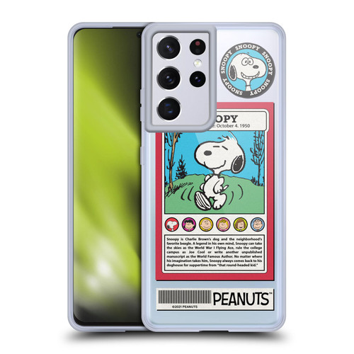 Peanuts Trends Snoopy Card Soft Gel Case for Samsung Galaxy S21 Ultra 5G & MagSafe