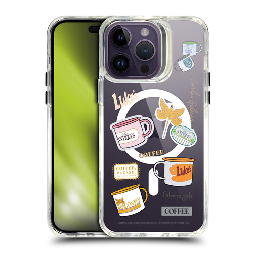 Gilmore Girls Character Icons Coffee SHOCKPROOF BUMPER CASE COMPATIBLE WITH Apple iPhone 14 Pro Max & MAGSAFE