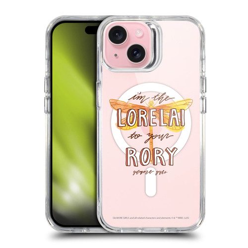 Gilmore Girls Character Icons Dragonfly SHOCKPROOF BUMPER CASE COMPATIBLE WITH Apple iPhone 15 & MAGSAFE
