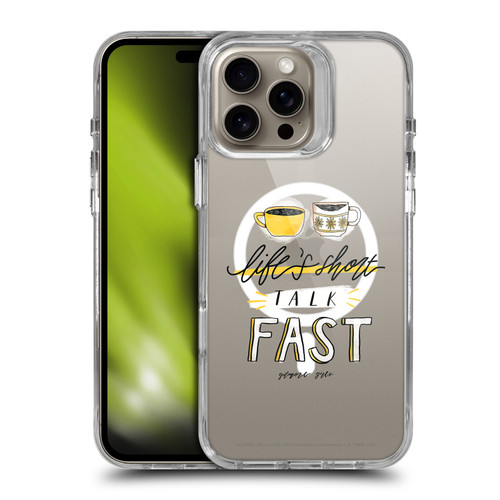 Gilmore Girls Character Icons Catchphrase SHOCKPROOF BUMPER CASE COMPATIBLE WITH Apple iPhone 16 Pro Max & MAGSAFE