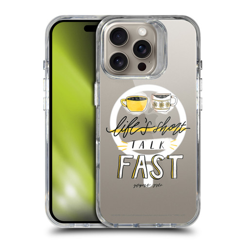 Gilmore Girls Character Icons Catchphrase SHOCKPROOF BUMPER CASE COMPATIBLE WITH Apple iPhone 16 Pro & MAGSAFE