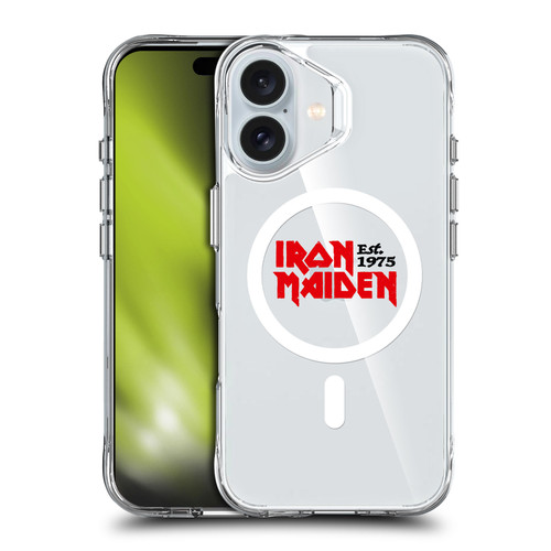 Iron Maiden Graphic Icons Logo SHOCKPROOF BUMPER CASE COMPATIBLE WITH Apple iPhone 16 & MAGSAFE