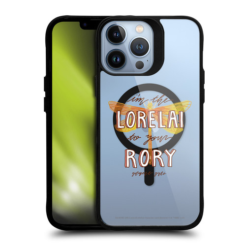 Gilmore Girls Character Icons Dragonfly BLACK SHOCKPROOF BUMPER CASE COMPATIBLE WITH Apple iPhone 13 Pro Max & MAGSAFE