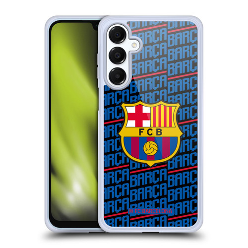 FC Barcelona Crest Patterns Barca Soft Gel Case for Samsung Galaxy A16 5G & MagSafe