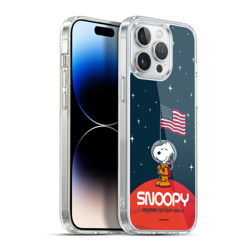 Peanuts Secrets Of Apollo 10 Flag Soft Gel Case for Apple iPhone 13 Pro Max & MagSafe