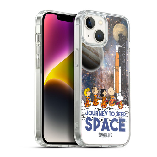 Peanuts Secrets Of Apollo 10 Journey to Deep Space Soft Gel Case for Apple iPhone 14