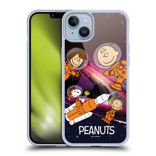 Peanuts Secrets Of Apollo 10 Deep Space Soft Gel Case for Apple iPhone 14 Plus & MagSafe