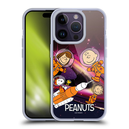 Peanuts Secrets Of Apollo 10 Deep Space Soft Gel Case for Apple iPhone 14 Pro & MagSafe