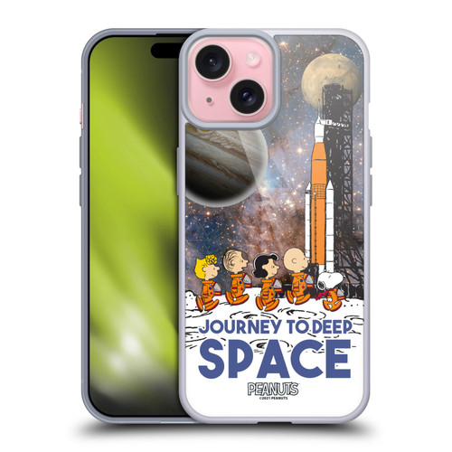 Peanuts Secrets Of Apollo 10 Journey to Deep Space Soft Gel Case for Apple iPhone 15 & MagSafe