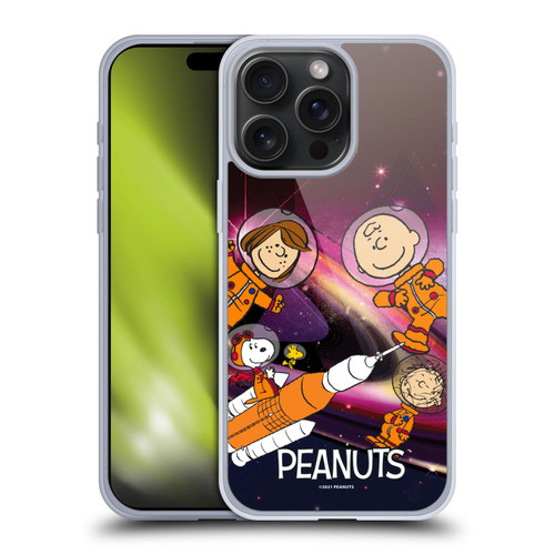 Peanuts Secrets Of Apollo 10 Deep Space Soft Gel Case for Apple iPhone 15 Pro Max & MagSafe